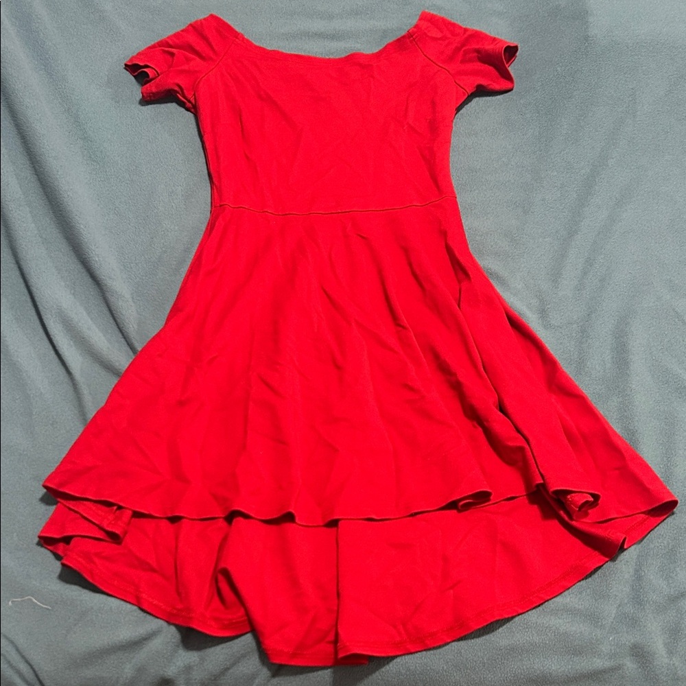 Charming Red Kids Dress